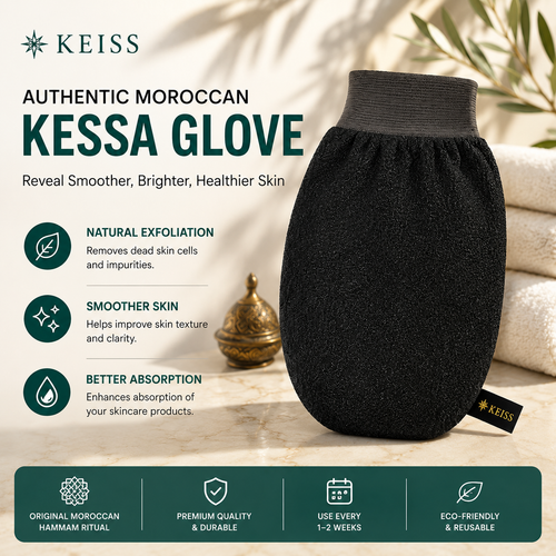Keiss™ | Moroccan Exfoliating Scrub Glove