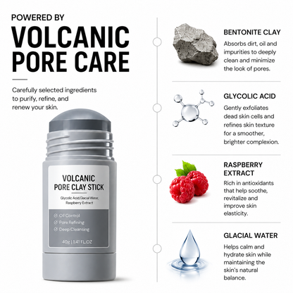 VOLCANIC PORE CLAY STICK