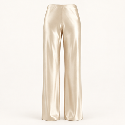 Celeste | Satin-Look Wide-Leg Pants