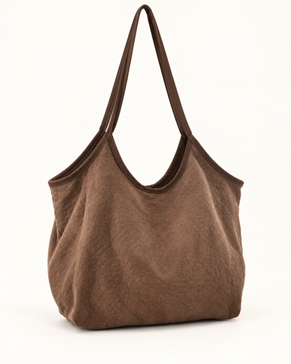 Odette | Suede-Look Shoulder Bag